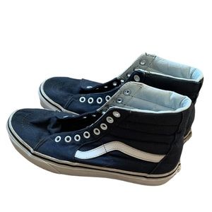 Van’s dark blue sk8 hi high top sneakers